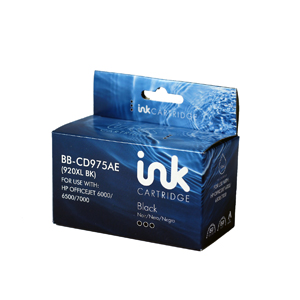 CD975AE Compatible HP CD975AE (920XL) Black Ink Cartridge Inkjet CD975AE Compatible HP CD975AE (920XL) Black Ink Cartridge Inkjet