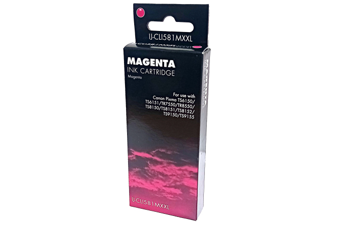 Compatible Canon 1996C001 CLI-581MXXL Magenta Inkjet cartridge Compatible Canon 1996C001 CLI-581MXXL Magenta Inkjet cartridge