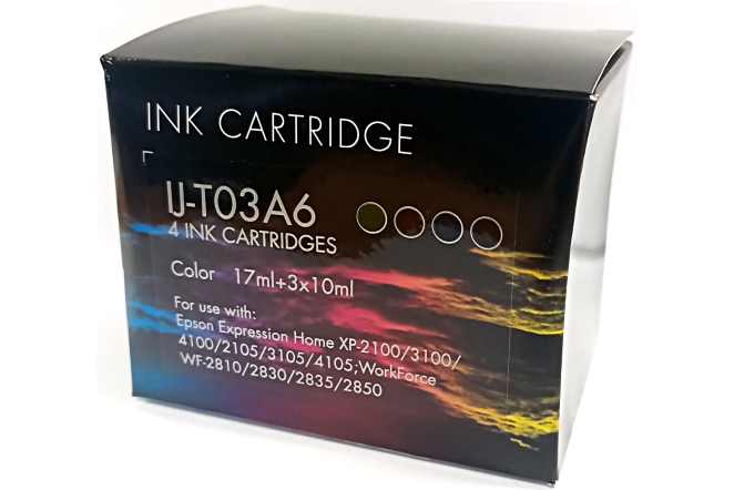603XL IJ-T03A6 ink set Compatible Epson BCMY XP3150 XP4150 603 603XL IJ-T03A6 ink set Compatible Epson BCMY XP3150 XP4150 603