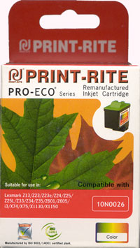 Printrite Lexmark 26 Colour ink 10N0026 High Yield reman