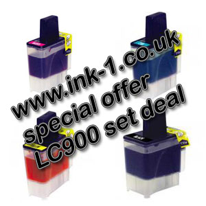 LC950 GB ink set of 4 inks MFC640 DCP117 115C Brother LC41 LC900