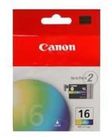 Original BCI16C Original Canon 9818A002AA (BCI16) Colour Ink Car Original BCI16C Original Canon 9818A002AA (BCI16) Colour Ink Car