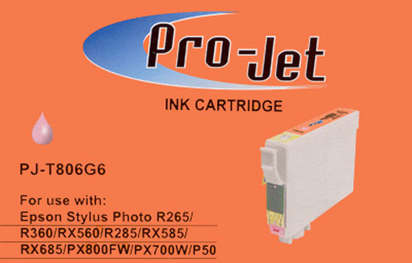 T806 ProJet Compatible Epson C13T08064010 (T0806) Light Magenta T806 ProJet Compatible Epson C13T08064010 (T0806) Light Magenta