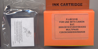 Canon ink BCI21 bci 21 Black ink bjc2000 2010 2120 mp C20 C30 Canon ink BCI21 bci 21 Black ink bjc2000 2010 2120 mp C20 C30