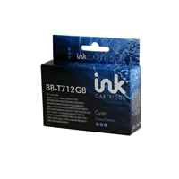 T712G8 Blue Box Compatible Epson C13T07124010 (T0712) Cyan Ink C