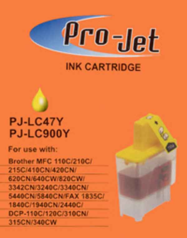 LC900Y ProJet Compatible Brother (LC900Y) Yellow Ink Cartridge I