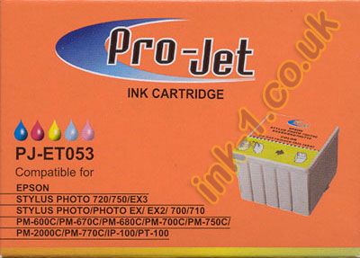 Projet Epson ink cartridge Colour T053 stylus 710 720 750 EX